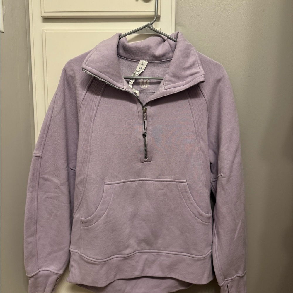 Scuba half zip purple